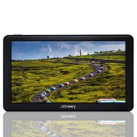 Navigation Systems for Car/Truck, Jimwey 8GB 256MB GPS Navigation for Car, Capacitive Touch Screen Pre-Loaded US/CA/MX Maps, Camera Alerts, Lifetime Free Map Updates (2019 Latest Maps)
