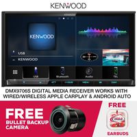 DIAS Kenwood DMX9706S 6.95" Digital Multimedia Receiver &Free Bullet Camera