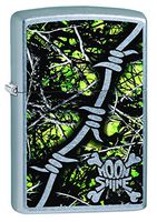 Zippo Moon Shine Green Camo Pocket Lighter