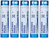 Boiron Lachesis Mutus 30C (Pack of 5), Homeopathic Medicine for Hot Flashes