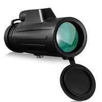 OMZER 10x42 High Power Monocular Telescope BAK4 FMC Prism, Compact HD Waterproof Monoculars with Low Night Vision for Kids Adults Bird Watching Travelling Hunting Camping Hiking Outdoor Sports