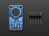 Adafruit Electret Microphone Amplifier - MAX9814 with Auto Gain Control [ADA1713]
