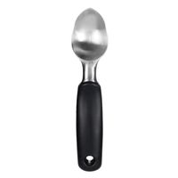 OXO 1191000 Good Grips Solid Stainless Steel Ice Cream Scoop, 8-Inch, Black