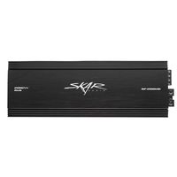 Skar Audio RP-2000.1D Monoblock Class D MOSFET Amplifier with Remote Subwoofer Level Control, 2000W