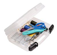 ArtBin 8010AB 10.5 inch Quick View Carrying, Portable Art & Craft Organizer with Handle, Plastic Storage Case, Standard, Translucent