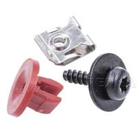 Rexka 10 Sets T30 Engine Splash Shield Guard Undertray Cover Screws Bolt Nut Clip Kit for Ford Focus Escape Explorer