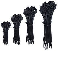 Cable Ties,4 Style, 5.9 Inch /7.87 Inch/9.84 Inch/11.81 Inch Long, Multipurpose Small Zip Ties, Nylon Plastic Ties, 2.7mm Width, Durable, Self-Locking (Pack of 400, Black)
