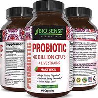 Probiotics for Women and Men A Beneficial Supplement for Digestive Health - Natural Digestion Support and Immune System Booster with 40 Billion CFUs of Probiotics for Weight Loss 60 Capsules