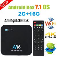 Android TV Box - VIDEN Newest Android 7.1 Smart TV Boxsets, Amlogic S905X Quad-Core, 2GB RAM & 16GB ROM, 4K @60fps Ultra HD, Support Video Encoder for H.265, 2.4GHz WiFi Bluetooth 4.0