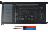 Yongerwy 3-Cell WDXOR Battery for Dell Inspiron 14 7460 i7460 Inspiron 13 7378 7368 5378 Inspiron 15 7579 5578 5567 5568 7569 7560 Inspiron 17 5765 5767 T2JX4 3CRH3 42WH