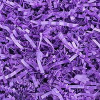 Gift Wrap Crinkle & Filler Paper Shred (Purple Shred 8 OZ)