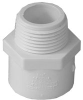 Genova Products 30407CP 3/4-Inch Male Iron Pipe Thread PVC Pipe Adapter Slip by Male Iron Pipe Thread - 10 Pack