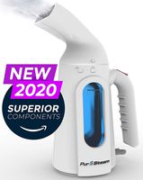 PurSteam Handheld Steamer for Clothes - Portable Garment Wrinkle Remover for Travel and Home Use - Fast Heating with Auto Shut Off and Leak Proof Design [Upgraded Version]