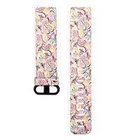 Fashion Women Soft Bracelet Band Strap Fitness Replacement for Fitbit Charge 3 Activity Tracker (Totemp)
