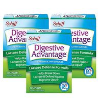 Lactose Defense Lactase Capsule - Digestive Advantage (32x3) Capsules, Breaks down lactose, Survives 100x Better, Lessens Bloating