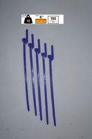 BuyCableTies 6" EZ Off Tear-a-way Indoor Cable Ties - 18 lb Rated - Made in USA - Purple - 100 per bag