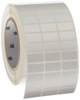 Brady THT-5-484-10 1" Width x 0.5" Height, B-484 Permanent Polyester, Gloss Finish White Thermal Transfer Printable Label (10000 per Roll)