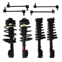 Detroit Axle Front & Rear Complete Loaded Strut & Spring Assembly, Full Set, Sway Bar End Links for 1997-2001 Toyota Camry [2.2L, 4-Cylinder Only] - 8pc Set