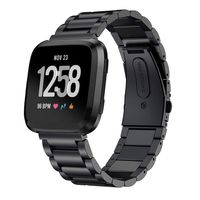 Exquisite Wristwatch Hot Sale Fashion Replacement Stainless Steel Strap Band for Fitbit Versa Smart Watch