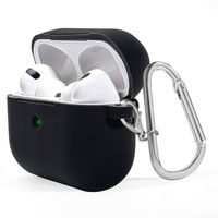 Urvoix for AirPods Pro Silicone Case - Soft Protective Cover with Keychain, Front LED Visible, Shock-Proof Anti-Fall for AirPods Pro Charging Case