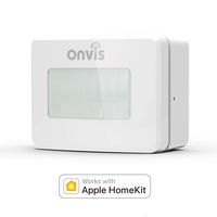 ONVIS Smart Motion Sensor Wireless PIR Detector Works with Apple HomeKit Hygrometer Thermometer Temperature Humidity Gauge Siri Enabled Bluetooth Remote Trigger for iPhone iPad