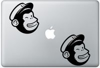 Mailchimp HenryDecalZD0484 Set Of Two (2x) , Decal , Sticker , Laptop , Ipad , Car , Truck