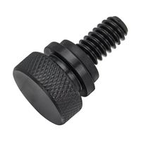 Amazicha Black Stainless Steel Seat Bolt Screw for Harley Davidson 1996-2019