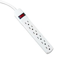Innovera 73315 Six-Outlet Power Strip, 15-Feet Cord, Ivory