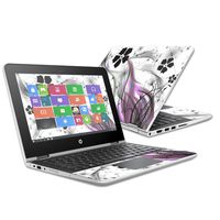 Mightyskins Skin Compatible with Hp Pavilion X360 11.6" (2016) Wrap Cover Sticker Skins Gray World