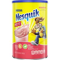 Nesquik Powdered Drink Mix Canister, Strawberry, 30.4 Ounce