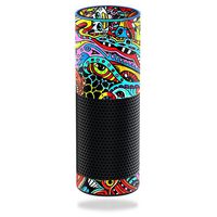 MightySkins Skin Compatible with Amazon Echo - Acid Trippy | Protective, Durable, and Unique Vinyl Decal wrap Cover | Easy to Apply, Remove, and Change Styles | Made in The USA