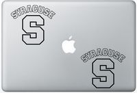 Syracuse Logo HenryDecalZD0143 Set Of Two (2x) , Decal , Sticker , Laptop , Ipad , Car , Truck