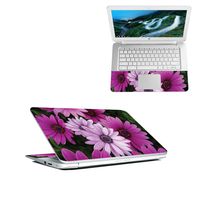 MightySkins Skin Compatible with HP Chromebook 14" (2018) - Purple Flowers | Protective, Durable, and Unique Vinyl Decal wrap Cover | Easy to Apply, Remove, and Change Styles | Made in The USA
