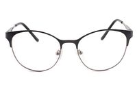 SHINU Cateye Blue Blocking Progressive Multifocus Computer Glasses Metal Frame-MAT8097(C1,0/250)