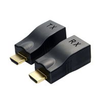 JSER RJ45 to HDMI 1.4 Extender Over Single 30m Ethernet LAN RJ45 CAT5E CAT6 For HDTV 1080P With 3D