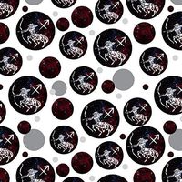 GRAPHICS & MORE Sagittarius Archer Zodiac Sign Horoscope in Space Premium Gift Wrap Wrapping Paper Roll