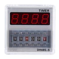 Timer Switch, Programmable Control Digital Timer Switch with LCD Display for Remote Control(24VAC/DC)