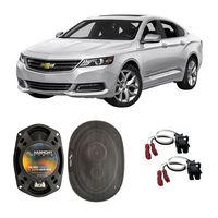 Compatible with Chevy Impala 2000-2016 Rear Deck Factory Replacement Harmony HA-R69 Speakers