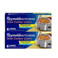 Reynolds Regular Size Slow Cooker Liner, 6 count (Pack of 2)