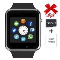 Smart Watch,Unlocked Touchscreen Smartwatch Compatible with Android/Bluetooth/iOS (Partial Functions) Call and Text Camera Notification Music Player Wrist Watch for Women Men(Black)