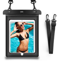 ZZJ Universal Full Seal Swivel Lock Protective Tablet Waterproof Case Boating Dry Bag Pouch for most 9.6" 9.7" 10.1" Tablets