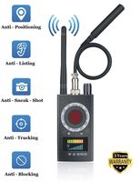 Hidden Camera Detector, Radio Frequency Detector & Camera Detector Finder, Listening Device Detector, Anti-Spy Detectors with Vibration and Beep, Locates Hidden Device in Office, Hotel Rooms, Bathroom