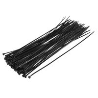 uxcell 150pcs Cable Zip Ties 10 Inch x 0.11 Inch Self-Locking Nylon Tie Wraps Black