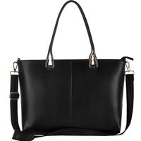 Laptop Bag for Women,15.6 Inch Laptop Tote Bag,Large Tote Bag Handmade Metal Handle,Black