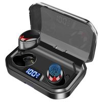 COULAX True Wireless Earbuds with 3000mAh Wireless Charging Case Bluetooth 5.0 Headphones in-Ear TWS Bluetooth Earphones Auto-Pair, Stereo Sound, Smart Touch, IPX7, TWS Bluetooth Headphones