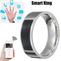 Staron Multifunctional NFC Smart Ring - 2018 Waterproof Intelligent Magic Smart Rings Universal Wear Finger Digital Ring for Samsung, Huawei, Android & NFC Mobile Phone (B)
