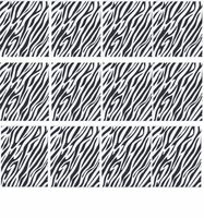 12 Black & White Zebra Large Party Favor Treat Retail Merchandise Paper Bags 8 1/2" X 11"