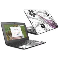 MightySkins Skin Compatible with HP Chromebook 11 G6 11.6" (2018) - Gray World | Protective, Durable, and Unique Vinyl Decal wrap Cover | Easy to Apply, Remove, and Change Styles | Made in The USA