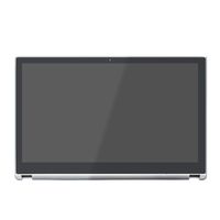 LCDOLED Compatible 15.6 inch 1366x768 HD LED LCD Display Touch Screen Digitizer Assembly + Bezel Replacement for Acer Aspire V5-531P Series V5-531P-4129 V5-531P-4693 V5-531P-4878 (Silver)
