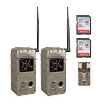 Cuddeback CuddeLink G Series Dual Flash 20MP Trail Camera (2-Pack) Bundled with Two 16GB SD Cards and USB 2.0 Card Reader (5 Items)